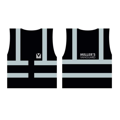 High Vis Vest - Black