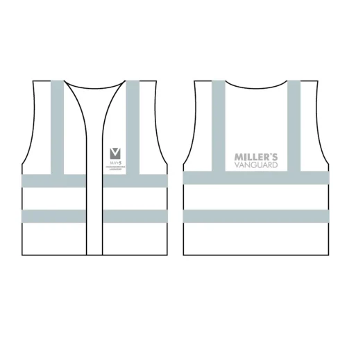 High Vis Vest - White/Grey